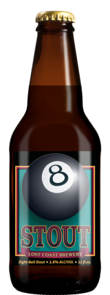 LOST COAST EIGHT BALL (BOTELLA) 24/12 oz