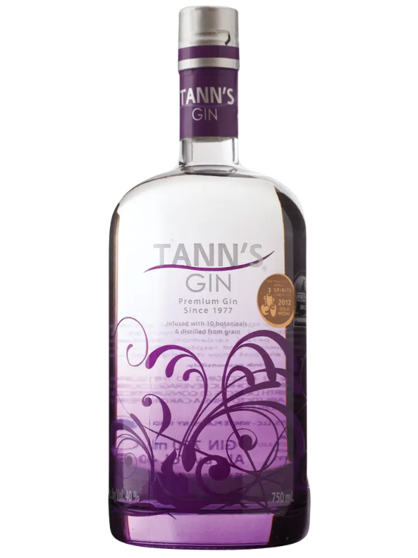 GINEBRA TANN'S 750 ml. Alcohol 40 % vol.