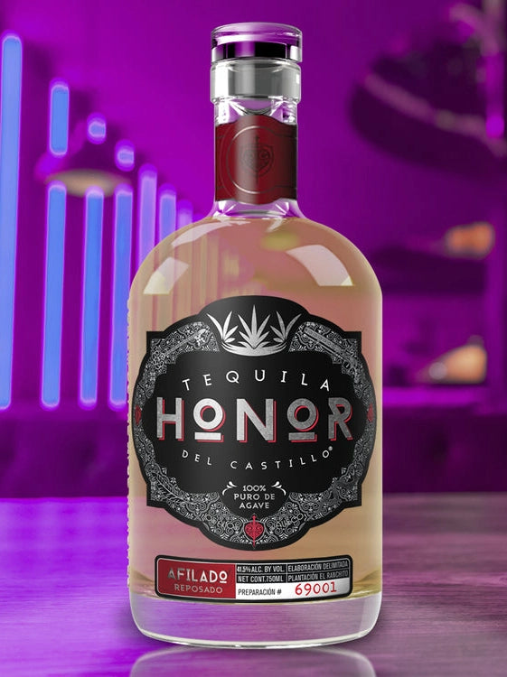 Tequila Honor del Castillo Afilado Reposado 750ml Alc. 40% por vol.