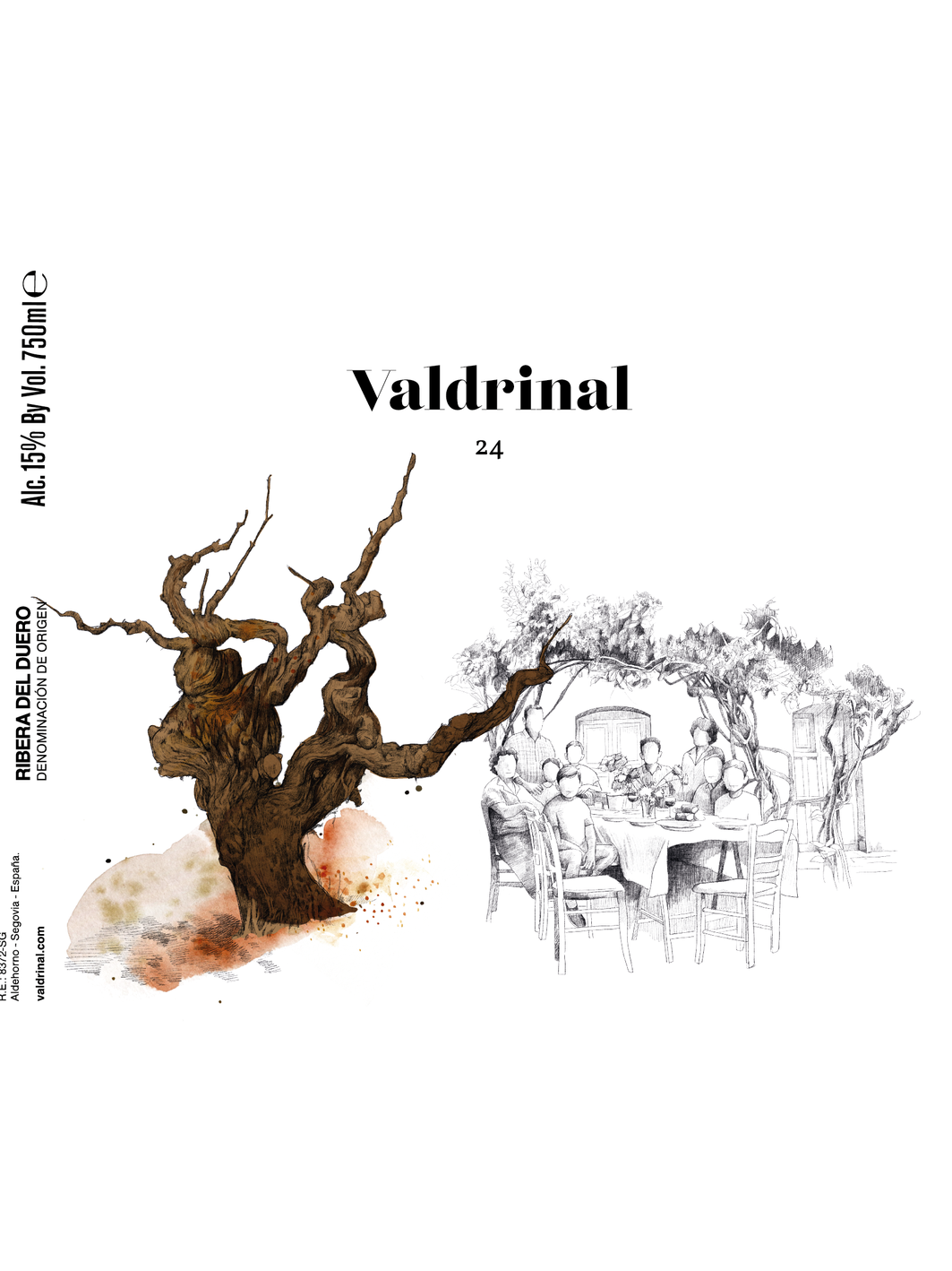Valdrinal 24, 2019 Tempranillo 750ml