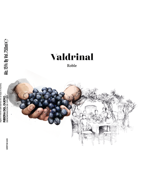 Valdrinal Entrega Roble 2022 Tempranillo 750ml