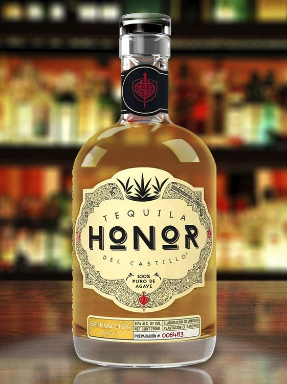 Tequila Honor del Castillo Afirmación Añejo 750ml Alc. 40% por vol.
